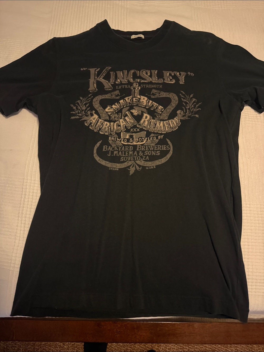Black Graphic Short Sleeve Tee